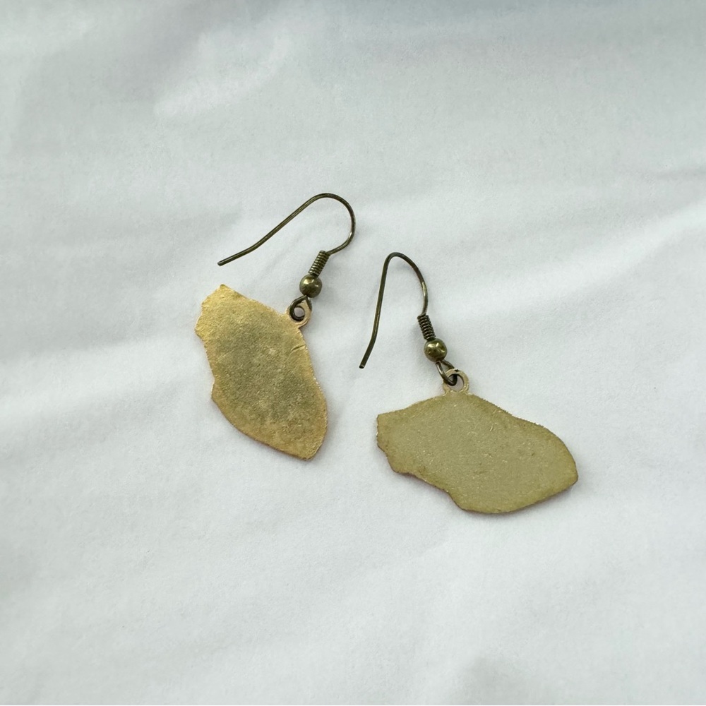 Vintage NASCAR 2 Rusty Wallace Miller Lite Car dangle earrings - Picture 4 of 4